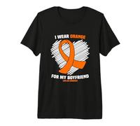 I Wear Orange for My Boyfriend Limb Loss Awareness Premium T-Shirt