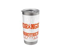 I Wear Orange for My Brother MS Warriors Support Awareness Stainless Steel Insulated Tumbler