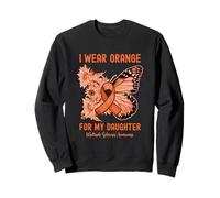 I Wear Orange For My Daughter Multiple Sclerosis Awareness Sweatshirt