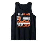 I Wear Orange for My Friend Multiple Sclerosis Awareness Tank Top