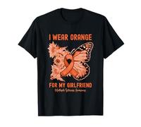 I Wear Orange for My Girlfriend Multiple Sclerosis Awareness T-Shirt