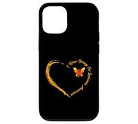 I Wear Orange for My Mom Butterfly MS Awareness Case for iPhone 12/12 Pro