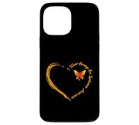 I Wear Orange for My Mom Butterfly MS Awareness Case for iPhone 13 Pro Max