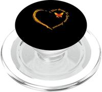 I Wear Orange for My Mom Butterfly MS Awareness PopSockets PopGrip for MagSafe