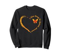 I Wear Orange for My Mom Butterfly MS Awareness Sweatshirt