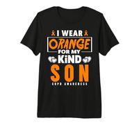 I Wear Orange for My Son COPD Warrior COPD Awareness Premium T-Shirt