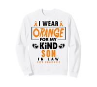 I Wear Orange For My Son In Law COPD Warrior COPD Awareness Sweatshirt