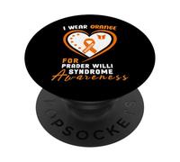 I wear Orange for Prader-Willi Syndrome Awareness PopSockets Adhesive PopGrip