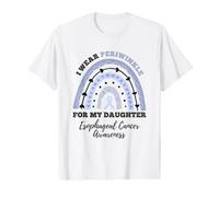 I Wear Periwinkle Daughter Esophageal Cancer Awareness Value Graphic T-Shirt