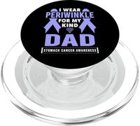 I Wear Periwinkle For My Dad Stomach Cancer Awareness PopSockets PopGrip for MagSafe
