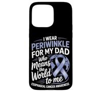 I Wear Periwinkle For My Dad Who Means The World To Me Case for iPhone 15 Pro Max