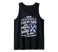 I Wear Periwinkle for My Dad Who Means The World to Me Tank Top