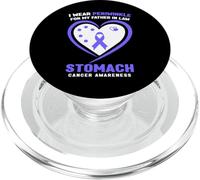 I Wear Periwinkle For My Father In Law Stomach Cancer PopSockets PopGrip for MagSafe