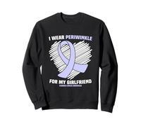 I Wear Periwinkle For My Girlfriend Stomach Cancer Awareness Sweatshirt