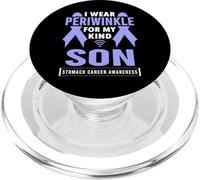 I Wear Periwinkle For My Son Stomach Cancer Awareness PopSockets PopGrip for MagSafe