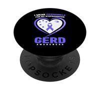 I Wear periwinkle for My Stepdaughter GERD Awareness PopSockets Adhesive PopGrip