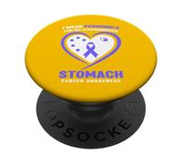 I Wear Periwinkle For My Stepdaughter Stomach Cancer PopSockets Adhesive PopGrip