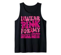 I Wear Pink for My Biomedical Scientist Breast Cancer Kids Tank Top