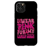 I Wear Pink for My Career Coach Breast Cancer Awareness Kids Case for iPhone 11 Pro