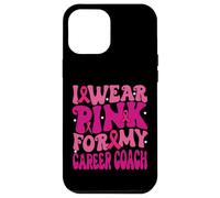 I Wear Pink for My Career Coach Breast Cancer Awareness Kids Case for iPhone 12 Pro Max
