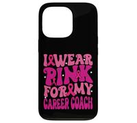 I Wear Pink for My Career Coach Breast Cancer Awareness Kids Case for iPhone 13 Pro