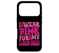 I Wear Pink for My Career Coach Breast Cancer Awareness Kids Case for iPhone 17 Pro
