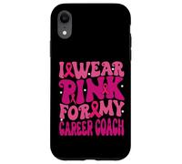 I Wear Pink for My Career Coach Breast Cancer Awareness Kids Case for iPhone XR