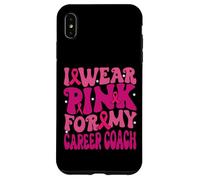 I Wear Pink for My Career Coach Breast Cancer Awareness Kids Case for iPhone XS Max