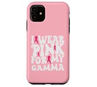I Wear Pink for My Gamma Breast Cancer Awareness Kids Case for iPhone 11