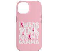 I Wear Pink for My Gamma Breast Cancer Awareness Kids Case for iPhone 14