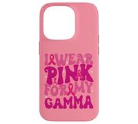 I Wear Pink for My Gamma Breast Cancer Awareness Kids Case for iPhone 14 Pro