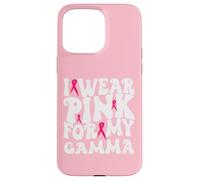 I Wear Pink for My Gamma Breast Cancer Awareness Kids Case for iPhone 15 Pro Max