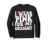 I Wear Pink for My Grammy Breast Cancer Awareness Kids Long Sleeve T-Shirt