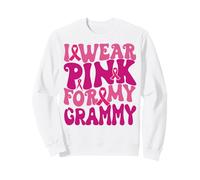 I Wear Pink for My Grammy Breast Cancer Awareness Kids Sweatshirt