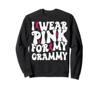I Wear Pink for My Grammy Breast Cancer Awareness Kids Sweatshirt