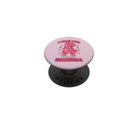 I Wear Pink for My Grandma Breast Cancer Awareness Dinosaur PopSockets Adhesive PopGrip