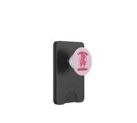 I Wear Pink for My Grandma Breast Cancer Awareness Dinosaur PopSockets PopWallet for MagSafe