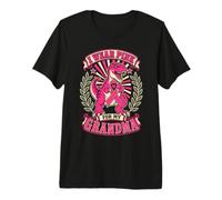 I Wear Pink for My Grandma Breast Cancer Awareness Dinosaur Premium T-Shirt