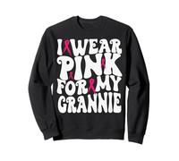 I Wear Pink for My Grannie Breast Cancer Awareness Kids Sweatshirt