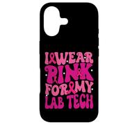 I Wear Pink for My Lab Tech Breast Cancer Awareness Kids Case for iPhone 17