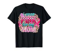 I Wear Pink for My Mom Pink Ribbon Western Breast Cancer T-Shirt
