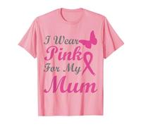 I Wear Pink for my Mum Ribbon Breast Cancer Awareness T-Shirt