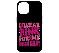 I Wear Pink for My Physical Therapy Breast Cancer Kids Case for iPhone 14