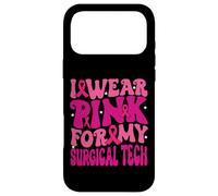 I Wear Pink for My Surgical Tech Breast Cancer Kids Case for iPhone 17 Pro Max