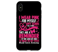 I Wear Pink For Myself My Scars Tell A Story Case for iPhone XS Max