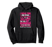I Wear Pink For Myself My Scars Tell A Story Pullover Hoodie