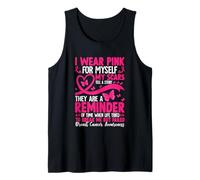 I Wear Pink for Myself My Scars Tell A Story Tank Top