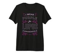 I WEAR Purple for Lupus Awareness SLE Meme Premium T-Shirt