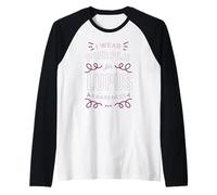 I WEAR Purple for Lupus Awareness SLE Meme Raglan Baseball Tee