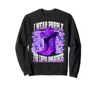 I Wear Purple For Lupus Awareness Sweatshirt